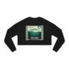 Cropped Sweatshirt with Aithlán & Samabaj Design, Trendy Streetwear, Cozy Gift for Her, Summer Fashion, Travel Memories