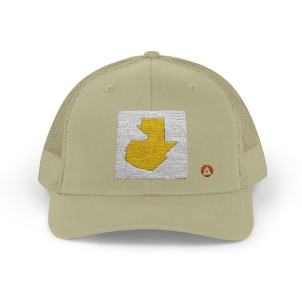 Gorra snapback con el mapa de Guatemala es la gorra casual perfecta para los amantes de los viajes y la aventura.