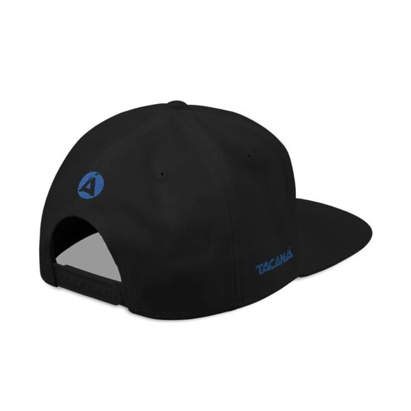 Gorra plana con visera ajustable y diseño de GUATE,  moderna para uso casual.