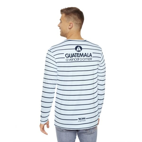 Camisa de GUATE de manga larga con protección UV para hombre, perfecta para aficionados al fútbol, ​​viajes o regalo.