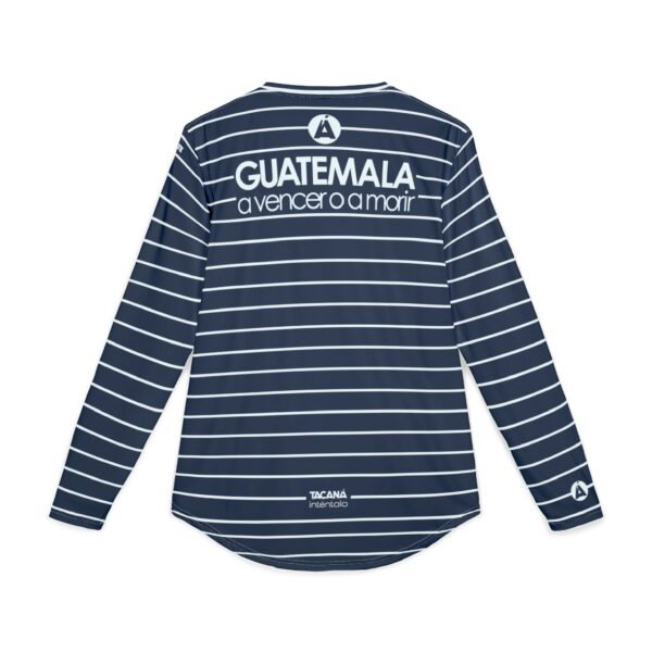 Camisa de GUATE de manga larga con protección UV para hombre, perfecta para aficionados al fútbol, viajes o regalo.