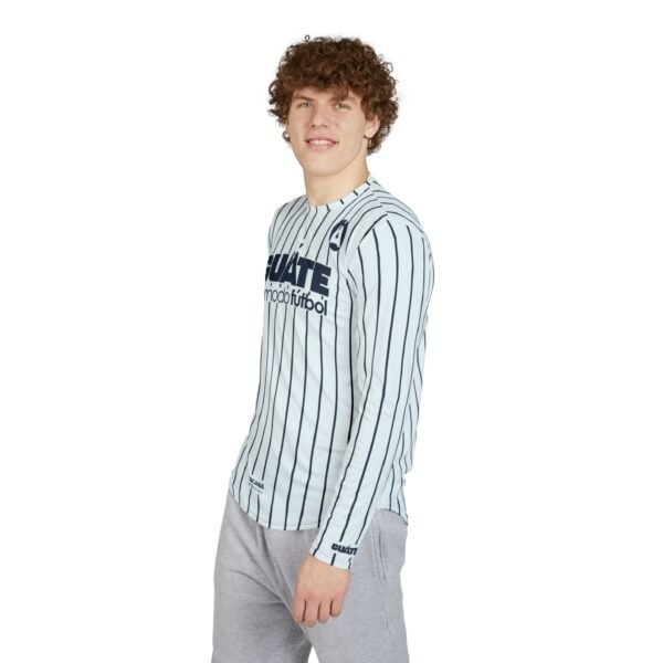 Camisa de GUATE de manga larga con protección UV para hombre, perfecta para aficionados al fútbol, ​​viajes o regalo.