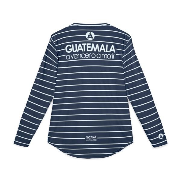 Camisa de GUATE de manga larga con protección UV para hombre, perfecta para aficionados al fútbol, viajes o regalo.
