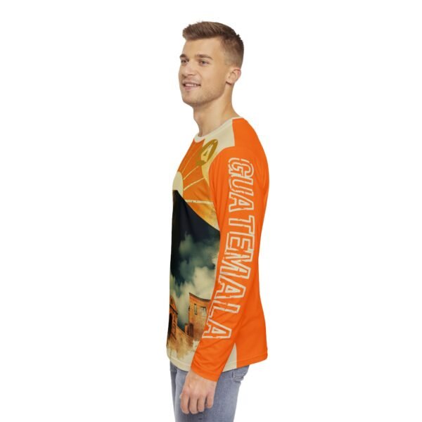 Camisa manga larga para hombre de La Antigua, ideal para viajes de aventura, secado rápido, perfecta para el verano.