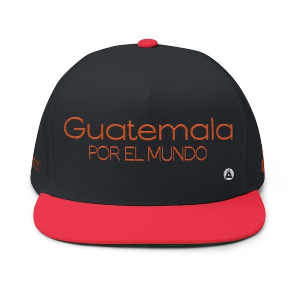 Moderna Gorra plana con visera ajustable y diseño de GUATEMALA para uso casual.