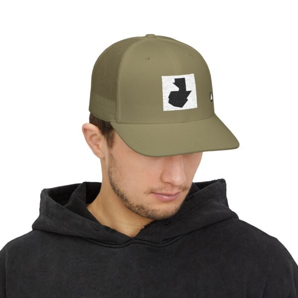 Gorra Texas Arrow, bordada con mapa de GUATE, estilo casual, para amantes de las actividades al aire libre.