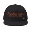Moderna Gorra plana con visera ajustable y diseño de GUATEMALA para uso casual.