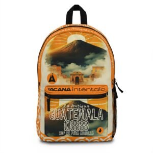 Mochila vibrante con diseño guatemalteco, perfecta para aventureros, ideal para la escuela, viajes y uso diario.