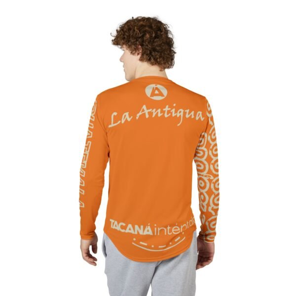 Camisa de manga larga con protección UV para hombre, diseño de La Antigua, perfecta para excursiones y senderismo.