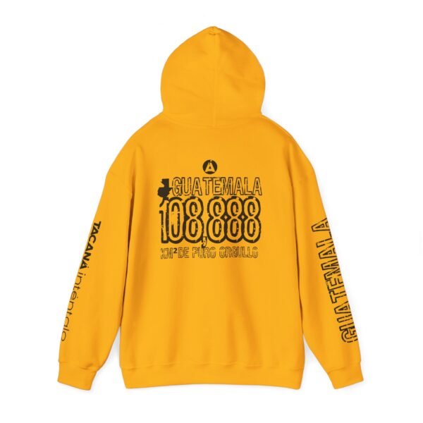 Sudadera unisex vintage de Guatemala con capucha, comoda y radiante con un aire retro y una calidez acogedora.