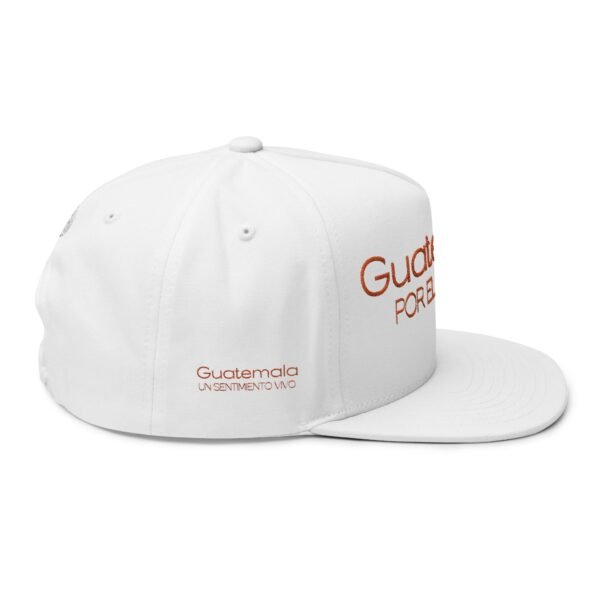 Moderna Gorra plana con visera ajustable y diseño de GUATEMALA para uso casual.