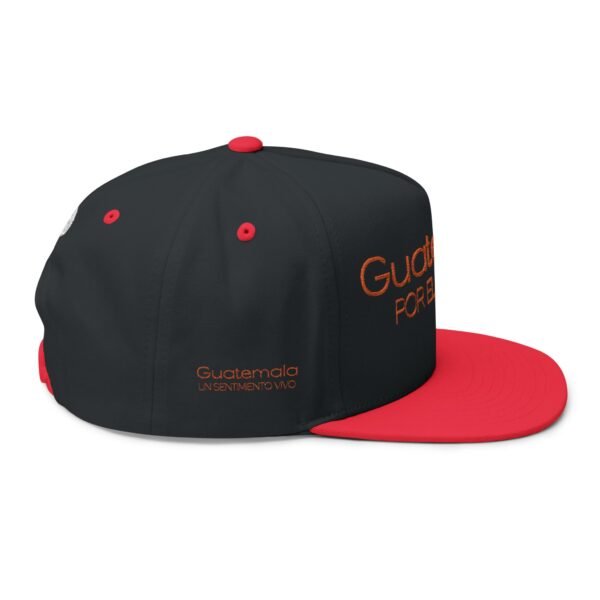 Moderna Gorra plana con visera ajustable y diseño de GUATEMALA para uso casual.