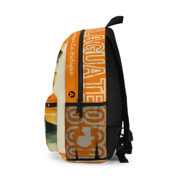 Mochila vibrante con diseño guatemalteco, perfecta para aventureros, ideal para la escuela, viajes y uso diario.