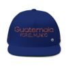 Moderna Gorra plana con visera ajustable y diseño de GUATEMALA para uso casual.