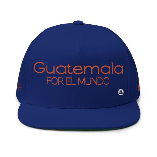 Moderna Gorra plana con visera ajustable y diseño de GUATEMALA para uso casual.