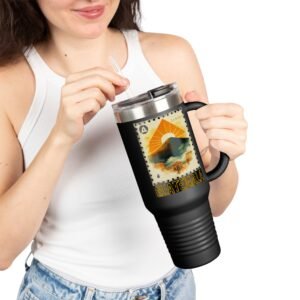 Taza de viaje de Guatemala es perfecta para aventureros y viajeros, ideal para actividades al aire libre y uso diario.