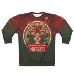 Sudadera Feliz Navidad perfecta para guatemaltecos de todo el mundo y para cualquiera que celebre la Navidad.