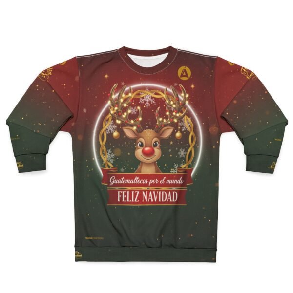 Sudadera Feliz Navidad perfecta para guatemaltecos de todo el mundo y para cualquiera que celebre la Navidad.