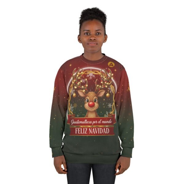 Sudadera Feliz Navidad perfecta para guatemaltecos de todo el mundo y para cualquiera que celebre la Navidad.