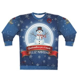 Sudadera Feliz Navidad perfecta para guatemaltecos de todo el mundo y para cualquiera que celebre la Navidad.